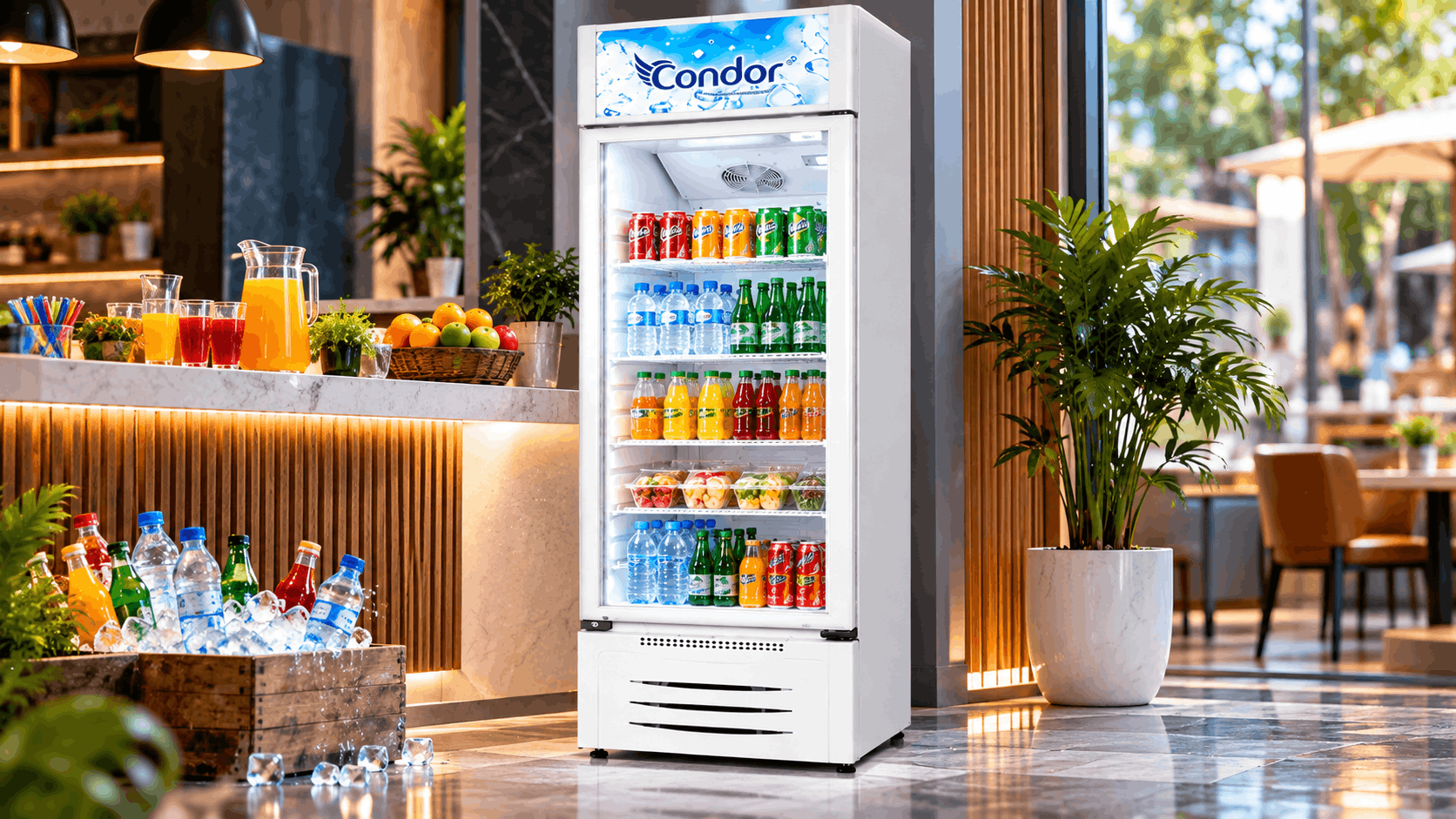 Showcase Vitré Vertical – CRP41BL